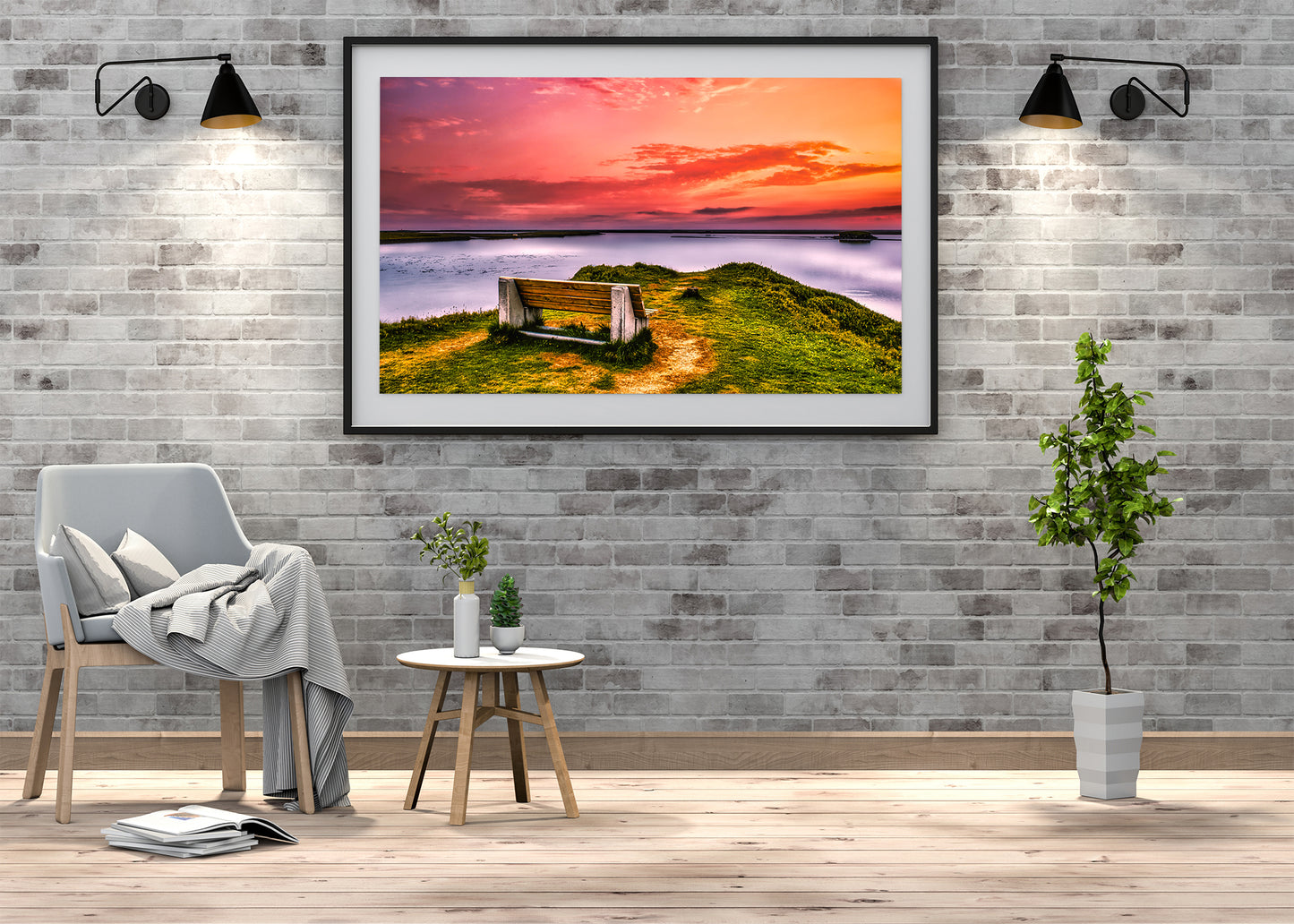 Sunset on the Icelandic Shore