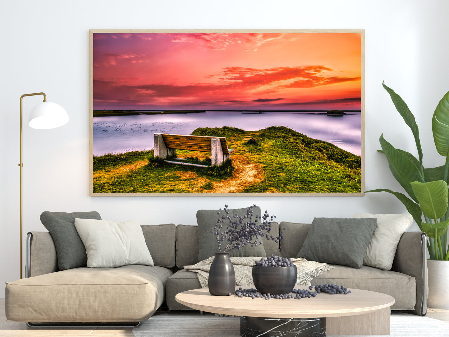 Sunset on the Icelandic Shore