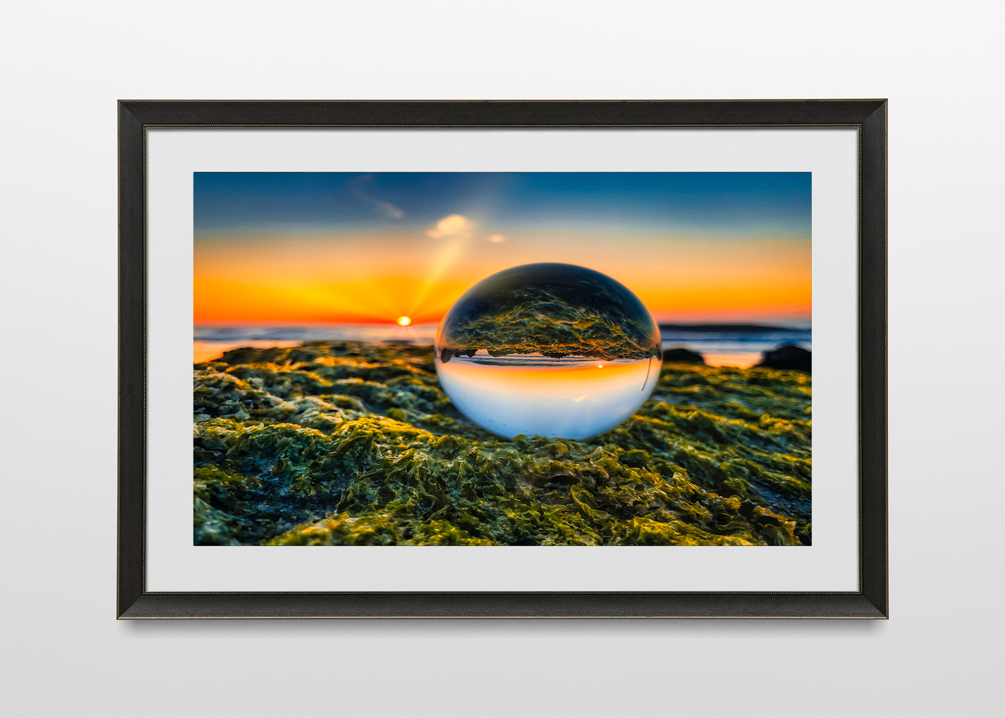 Sunrise through the Lensball