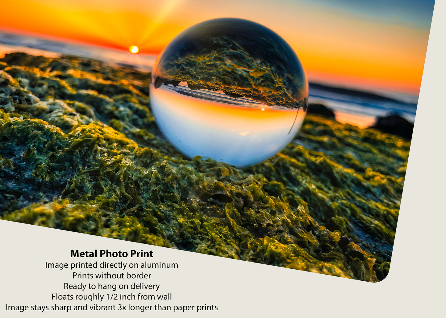 Sunrise through the Lensball