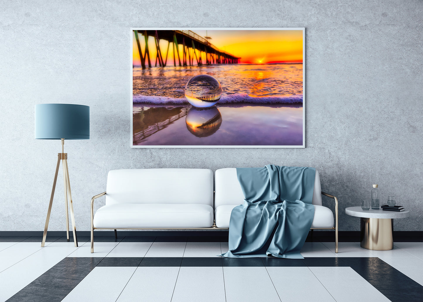 Virginia Beach Pier in a Sphere
