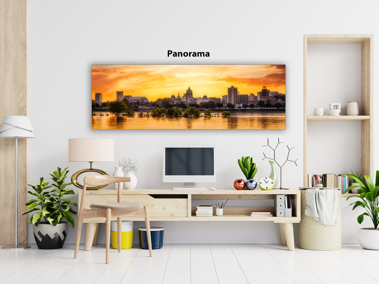 Sunrise in Harrisburg Panorama image 1