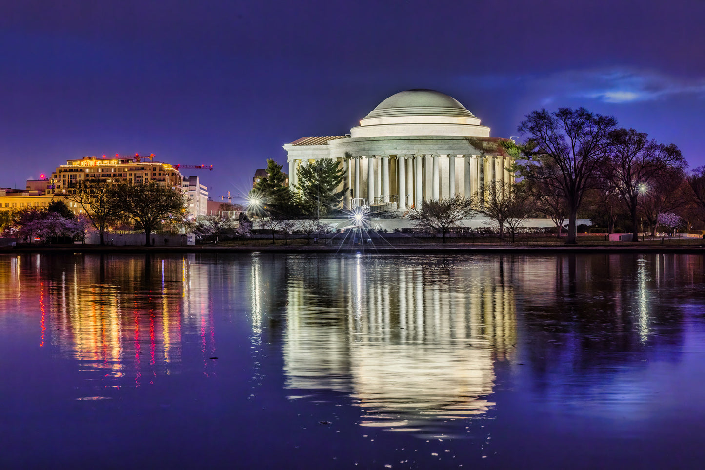 Night at the Jefferson Memorial image 0