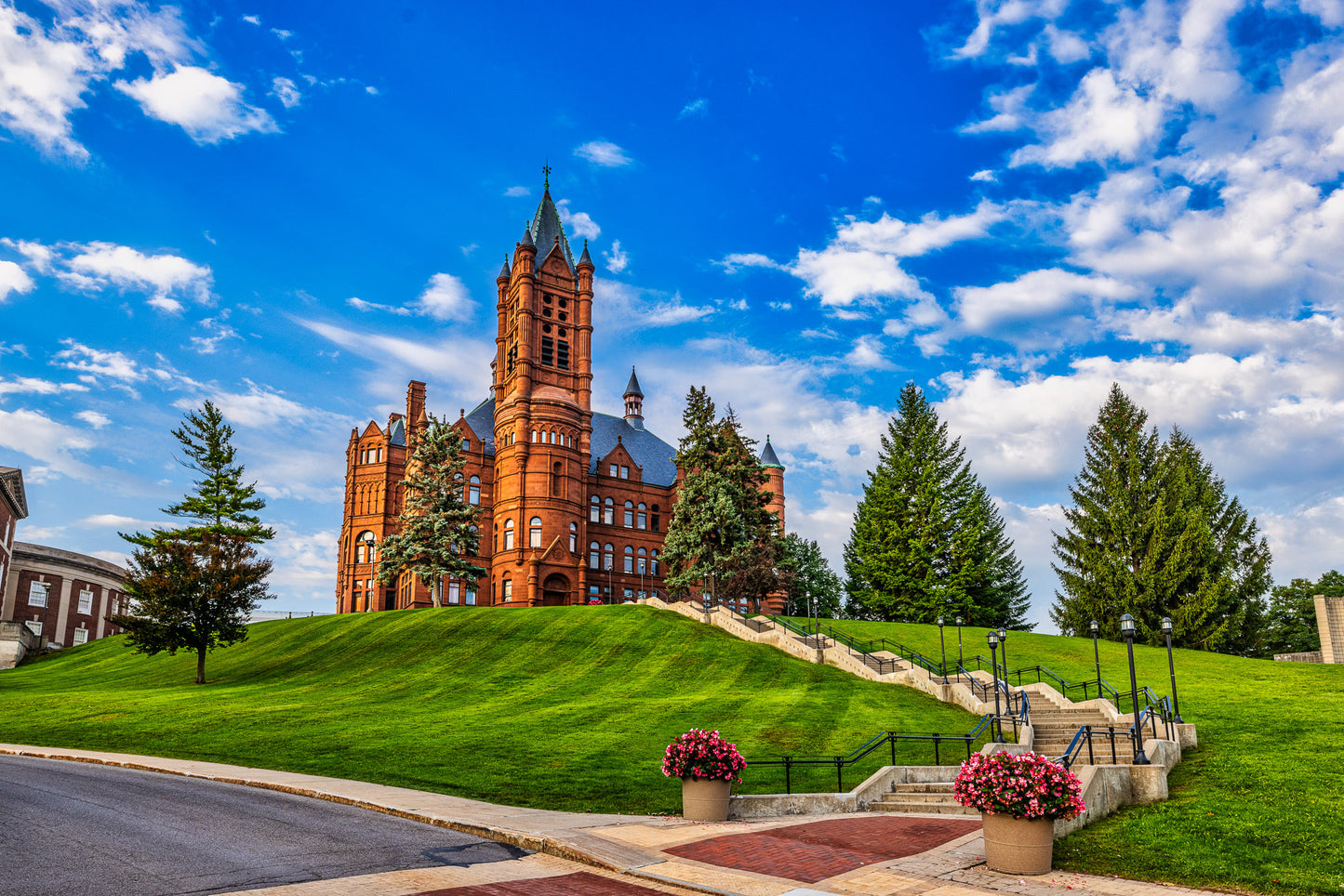 Blue Skies at the Crouse College for Fine Arts image 0