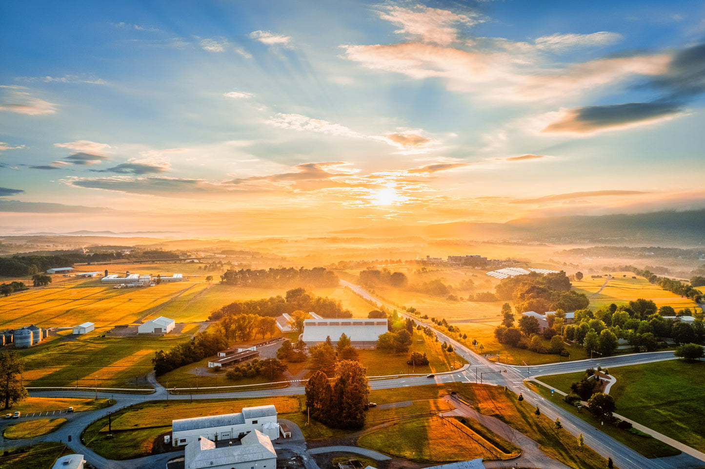 Sunrise at the Farmer’s High School image 0