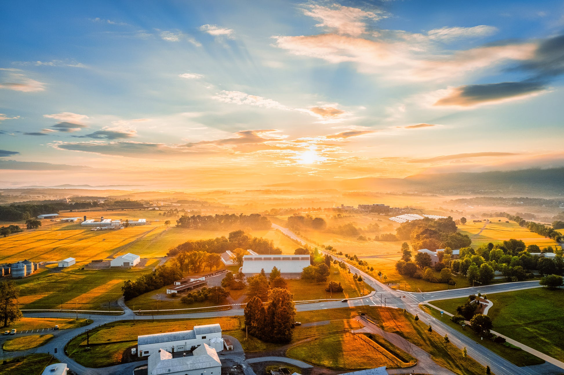 Sunrise at the Farmer’s High School image 0