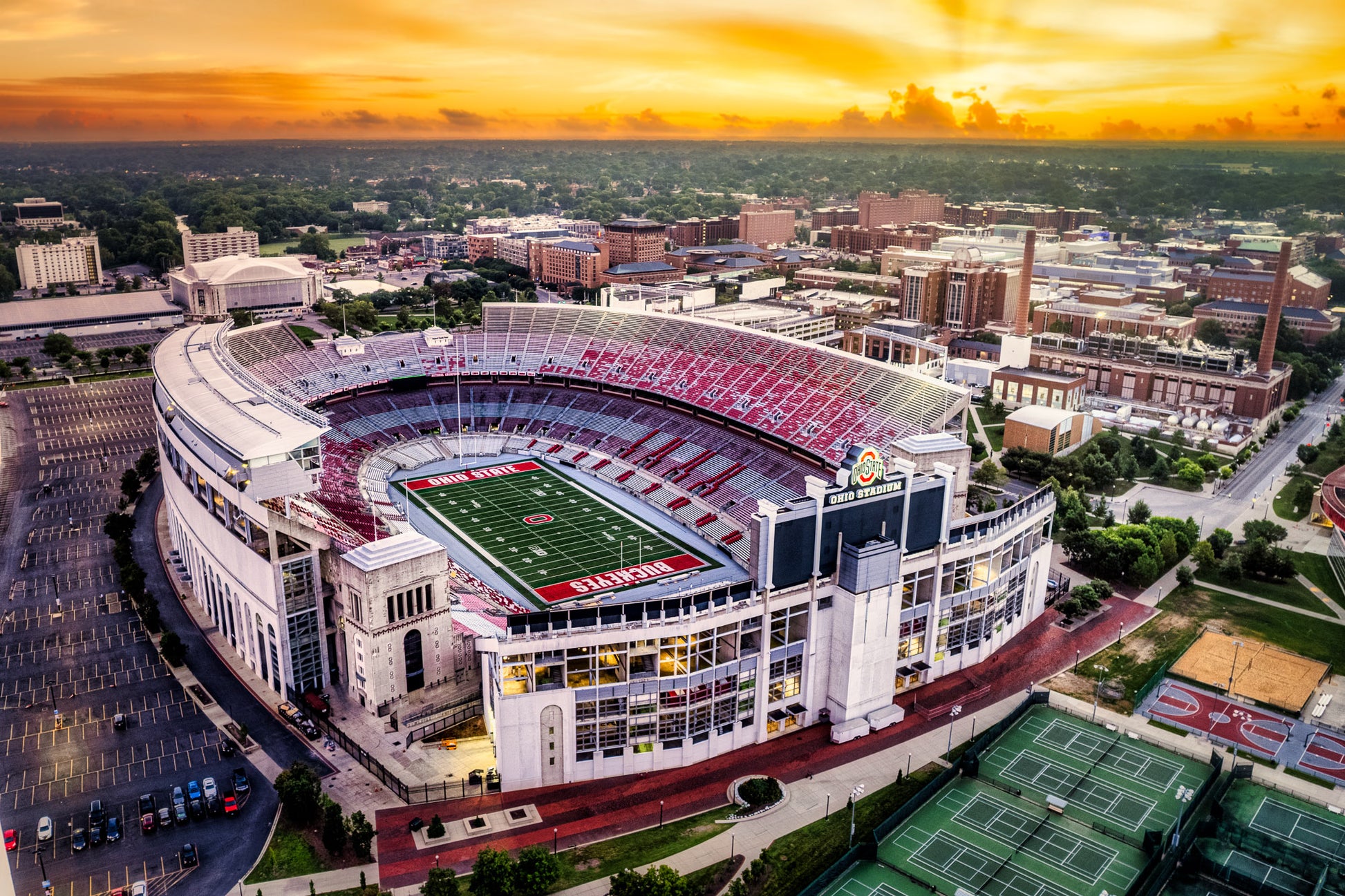 Sunrise at Ohio Stadium image 0
