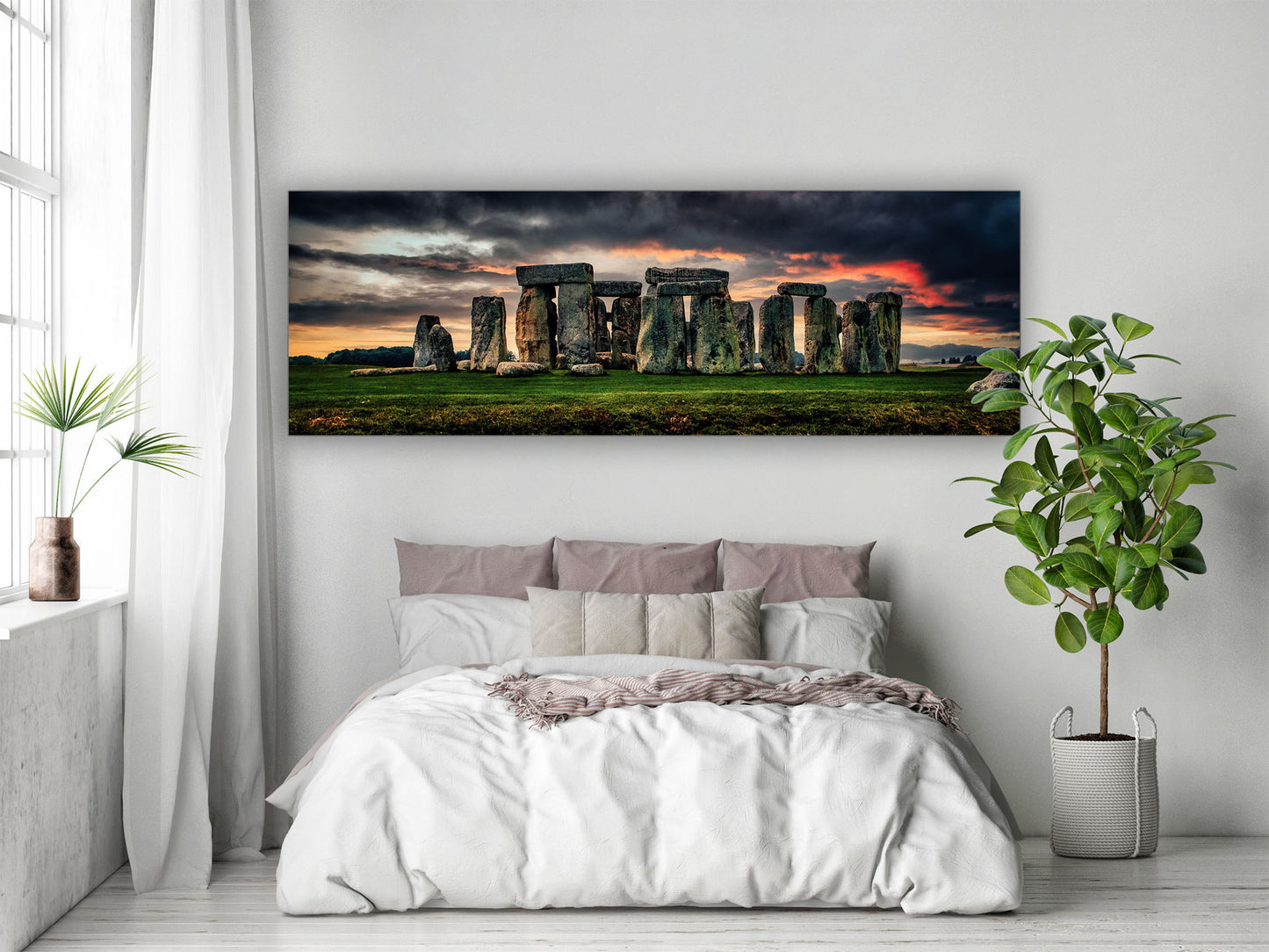 Stonehenge at Dusk Pano image 2