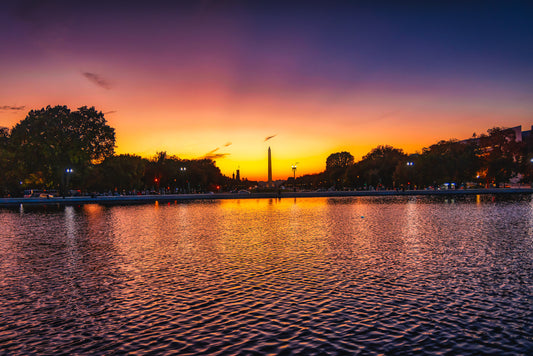 Sunset from the Capitol Steps image 0