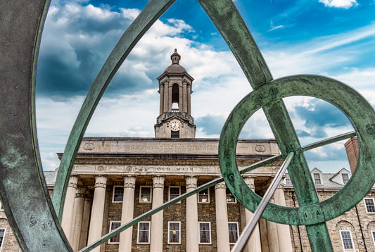 Old Main through the Globe image 0