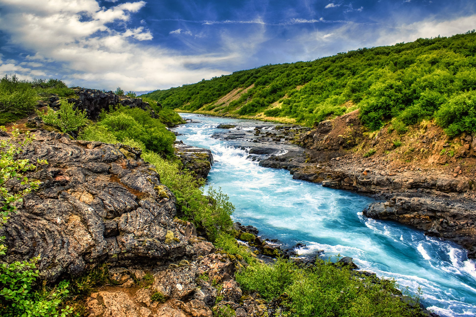 Hraunfossar River image 0