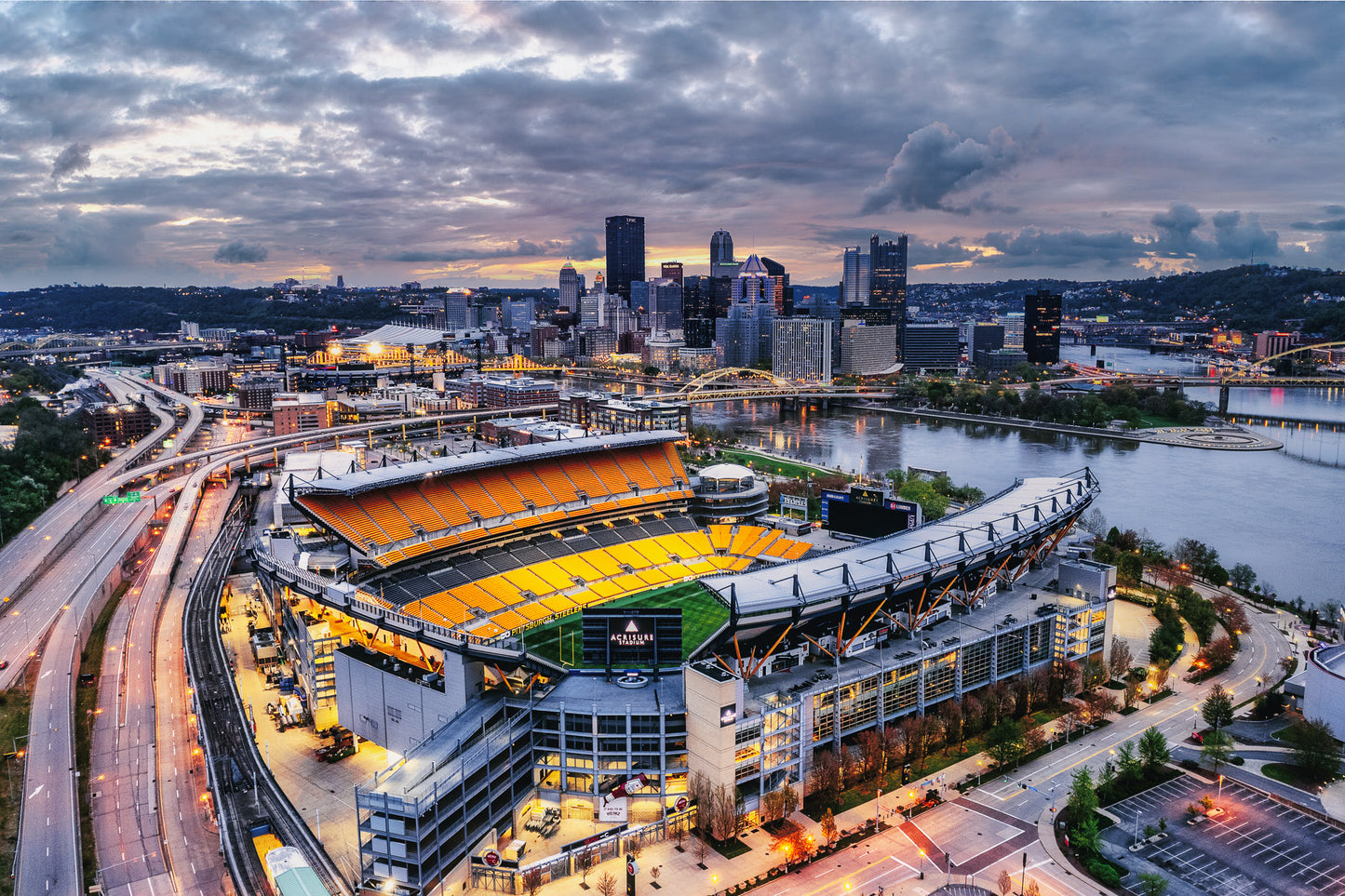 Sunrise in the Steel City image 0