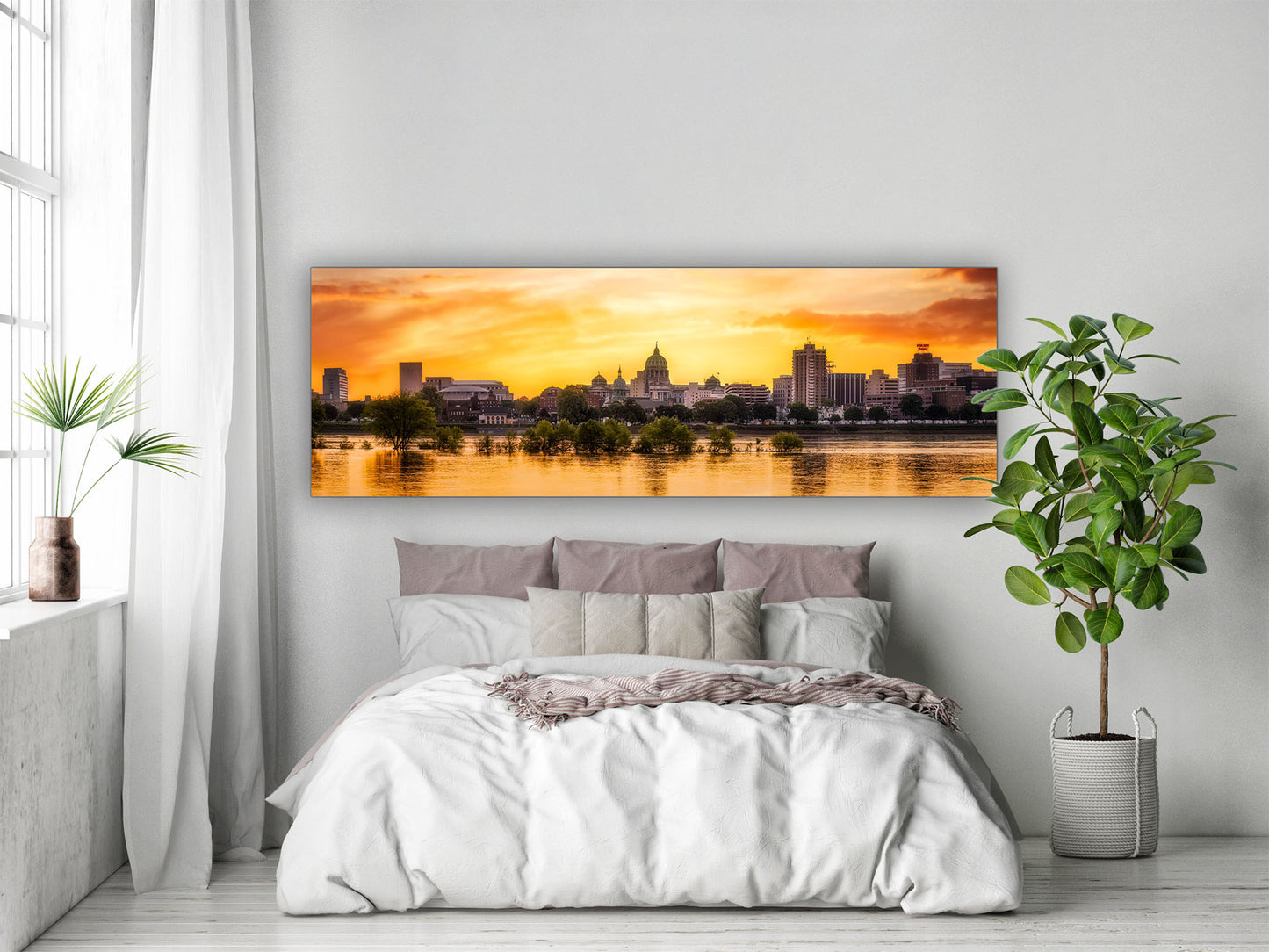 Sunrise in Harrisburg Panorama image 2