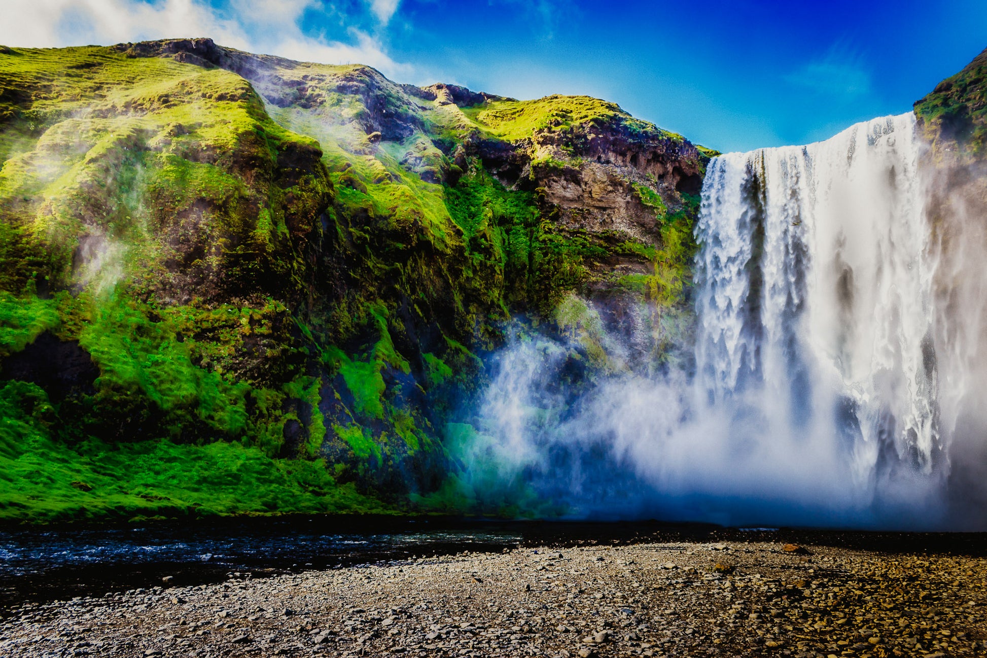 Base of Skogafoss Waterfall image 0