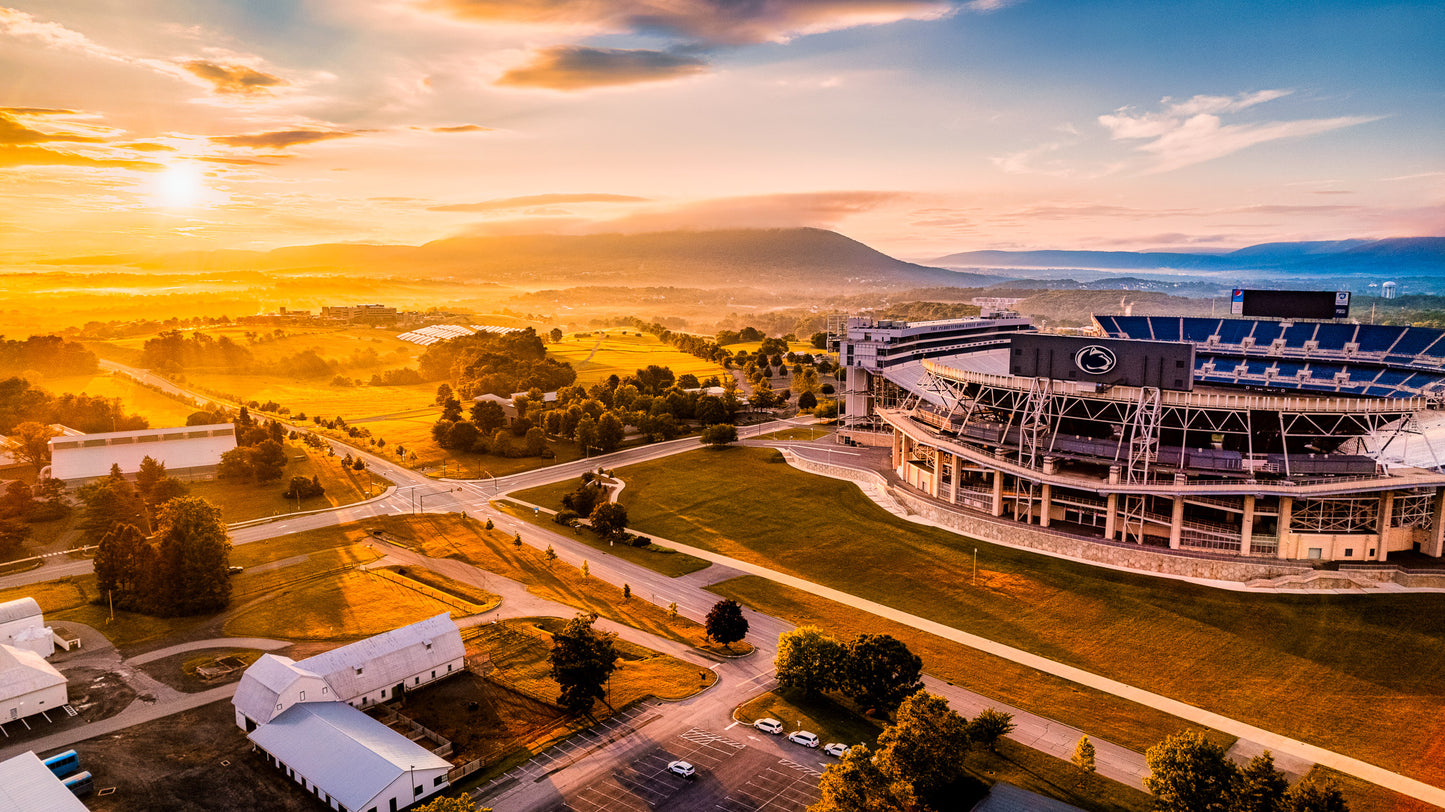 Sunrise at Beaver Stadium Panorama image 0