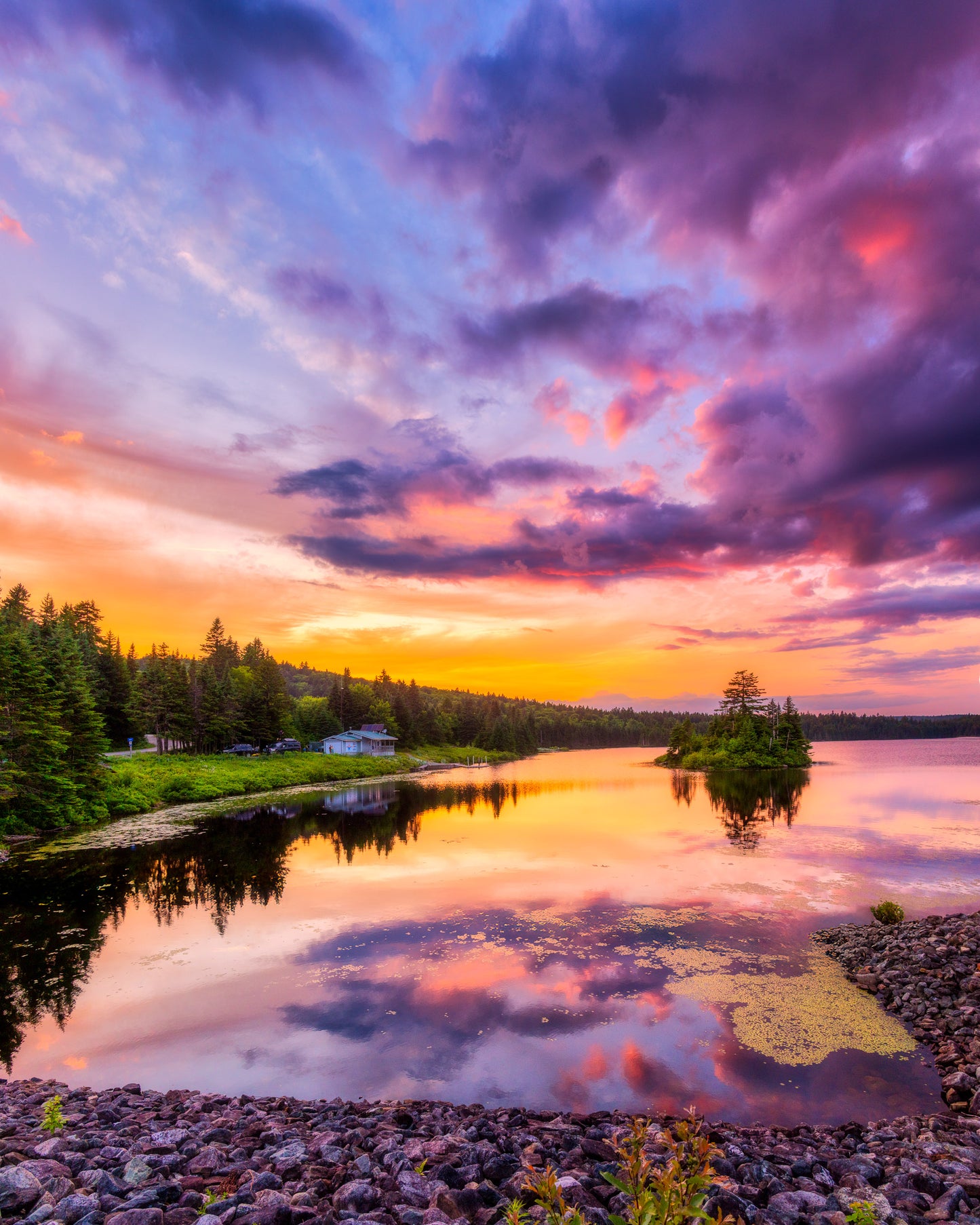 Sunset at Fundy National Park image 0