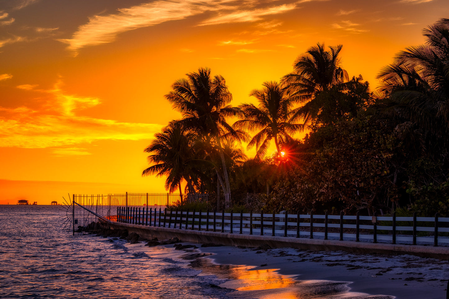 Sunset Silhouettes & Stilted Shores image 0