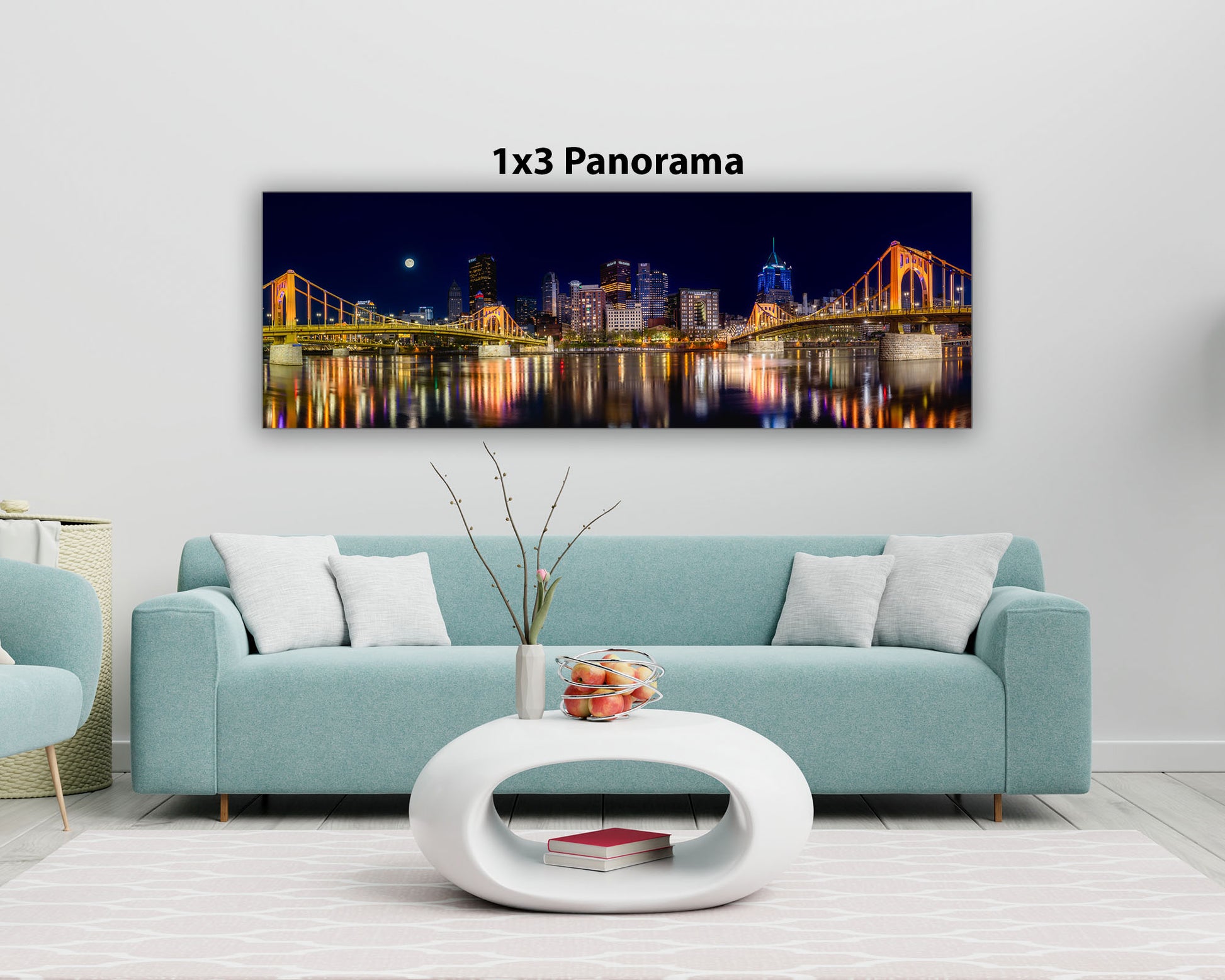 Bridges of Pittsburgh Pano image 2